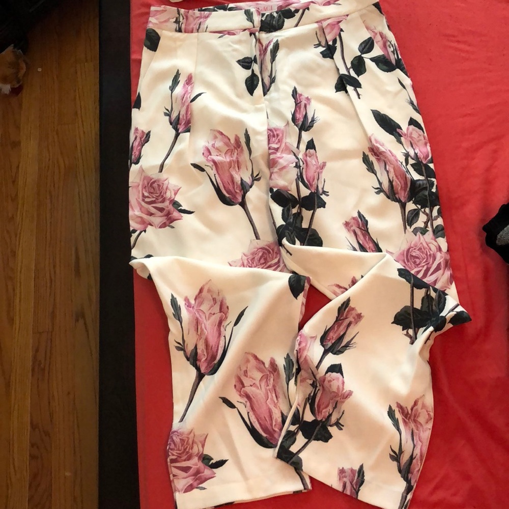 2-piece high waisted floral set